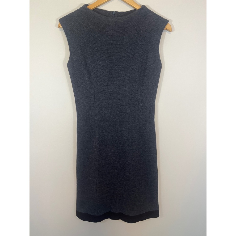 St. John Collection Gray Sheath Dress Size 4
